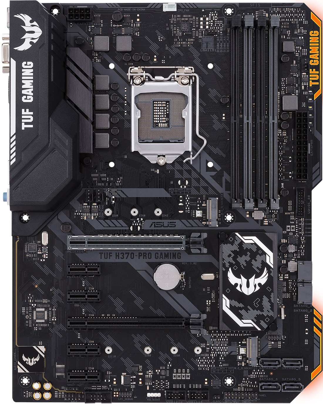 Asus TUF H370-Pro Gaming - Motherboard Specifications On MotherboardDB